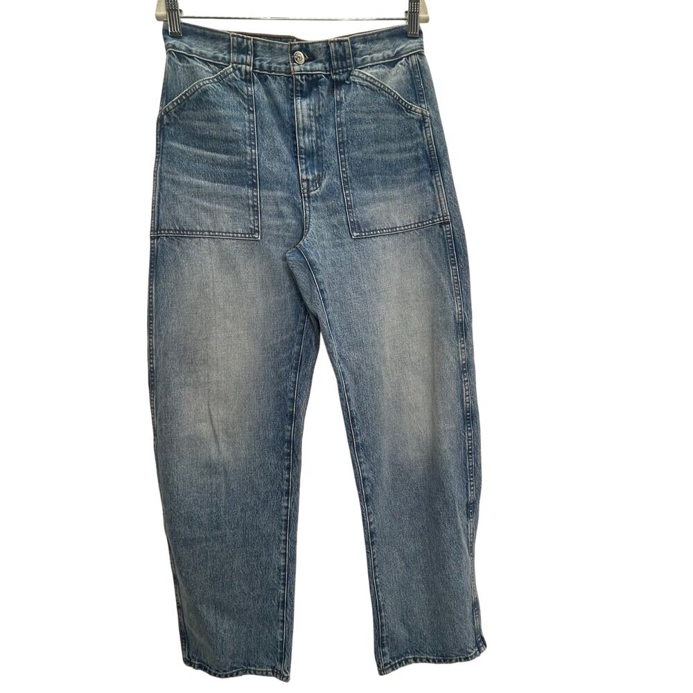 Madewell Balloon blue jeans loose fit wide leg